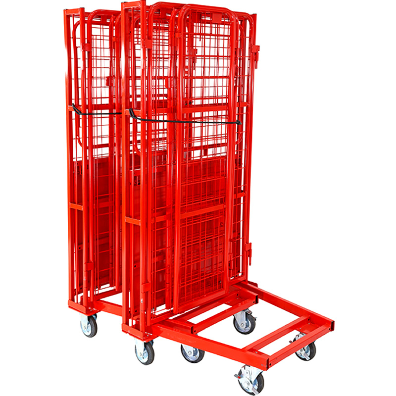 Heavy Duty Cage Trolley With Lockable Doors Equipment Warehouse Pty