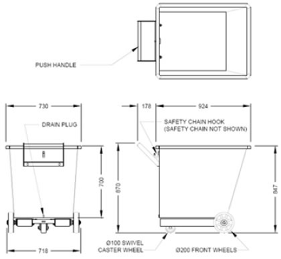 Fork Skip Bins, Fork Bins, Skip Bin, Fork Skip Bin, Skip Bins