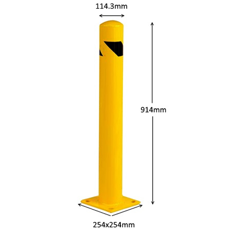 Safety Bollard Post | Equipment Warehouse Pty Ltd | Sydney - Brisbane ...