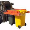 Forklift Double Wheelie Bin Tipper Frame for Rotator