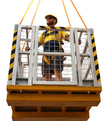 Crane Man Cages | Work Cages | Equipment Warehouse